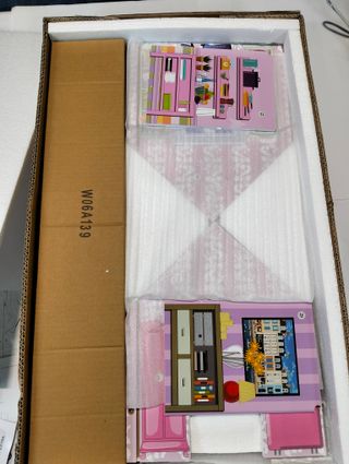 Casa Muñecas Madera 70cm LED +8 Muebles OUTDOOR Toys