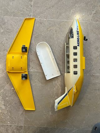Avión Playmobil Amarillo