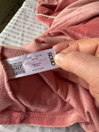 Tuta in ciniglia rosa