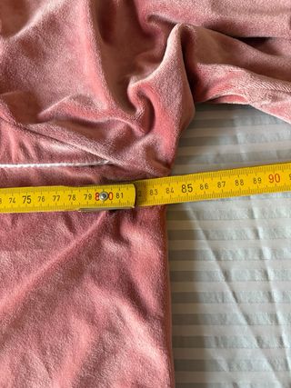 Tuta in ciniglia rosa