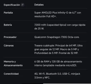 Samsung Galaxy M51 Blanco Nuevo