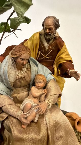 Natività in campana di vetro