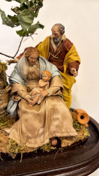 Natività in campana di vetro