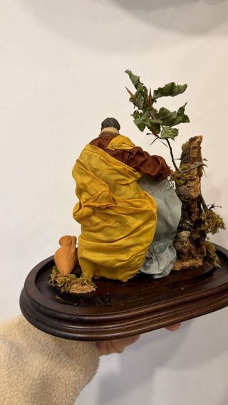 Natività in campana di vetro