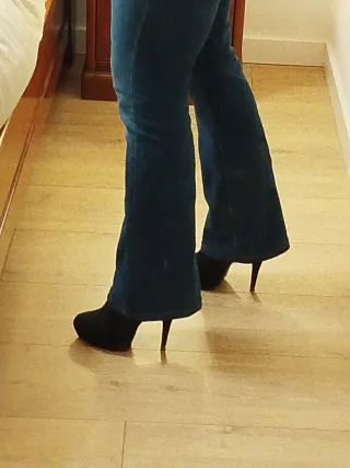 Botines de ante negros Fashion by Marypaz