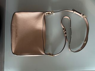 Bolso Michael Kors Piel Beige Bandolera