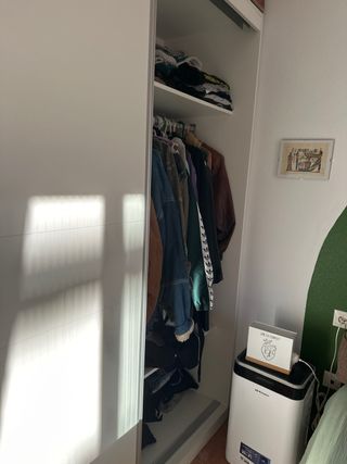 Armario blanco 2 puertas