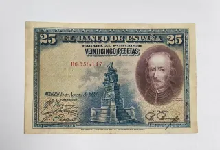 25 Pesetas Banco de España 1928