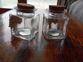 2 Barattoli Vetro Albero della Vita