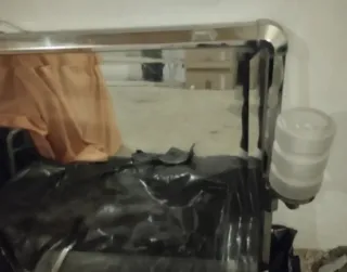 Espejo vintage baño con estante