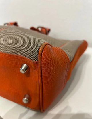 Borsa Burberry Bauletto Beige Arancione