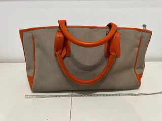 Borsa Burberry Bauletto Beige Arancione