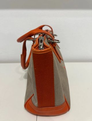 Borsa Burberry Bauletto Beige Arancione