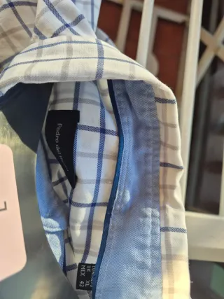 Camisa de cuadros caballero