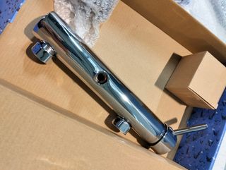 Monomando Ducha Hagar B0010-E Cromado con Flexo 150 cm