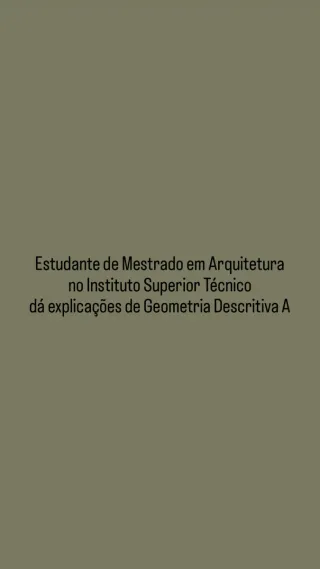 Explicação Geometria Descritiva