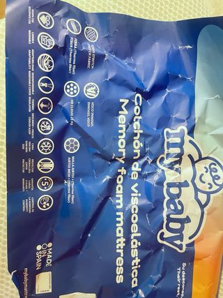 Colchón Memory Foam Mini Cuna