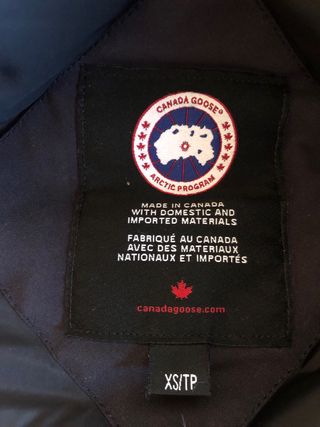 Abrigo Canada Goose Negro/Gris, Negociable