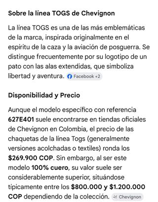 Chaqueta Chevignon Reversible Cuero Negra/Marrón