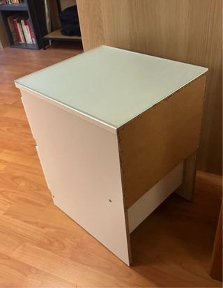 Mesita de noche moderna 2 cajones