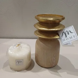 Portacandele M Home con candela