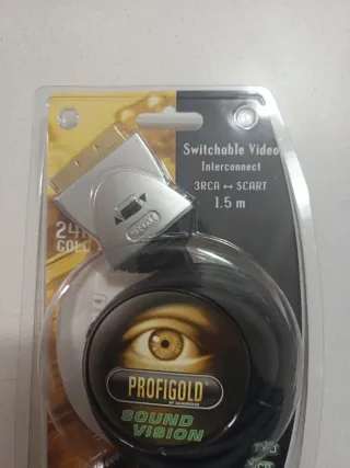 Cavo Profigold 1.5m SCART 3 RCA
