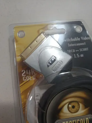 Cavo Profigold 1.5m SCART 3 RCA