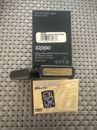 Zippo Edizione Limitata Crossword #0880