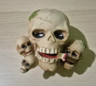 Hucha calaveras decorativa