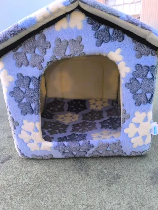 Casita para mascotas desmontable, suave y acogedor