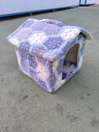 Casita para mascotas desmontable, suave y acogedor