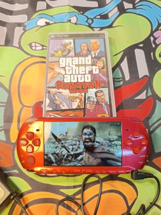 Console Sony PSP 3004 Rossa + GTA Chinatown Wars