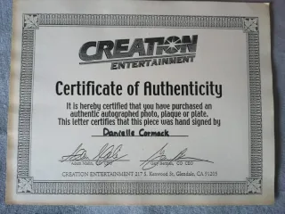 Foto Firmada Danielle Cormack (Ephiny)