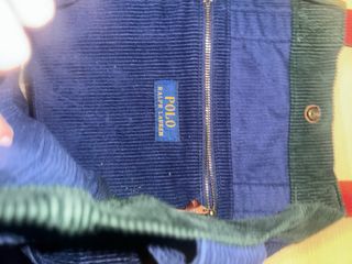 Bolso de hombro azul y verde- estilo tote bag