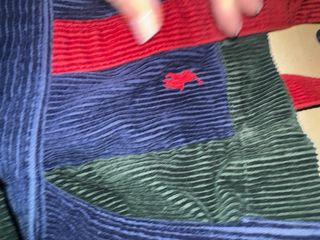 Bolso de hombro azul y verde- estilo tote bag