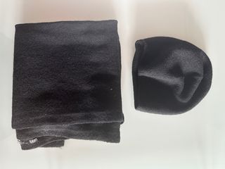 Bufanda y Gorro Zara Lana Negro