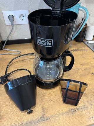 Cafetera Black&Decker Negra 10 Tazas