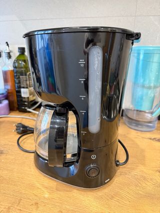 Cafetera Black&Decker Negra 10 Tazas