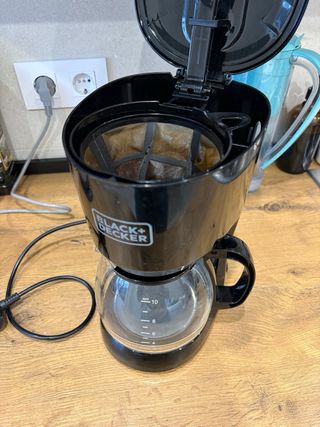 Cafetera Black&Decker Negra 10 Tazas