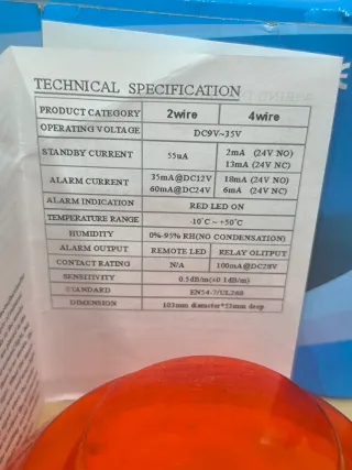 Pack 6 Detectores de Humo