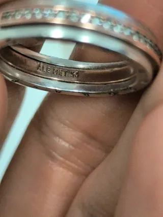 Anillo Pandora Plata y Oro