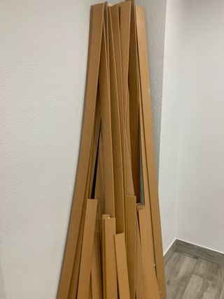 Puerta corredera de 72x201 cm y puerta de 62,5cm