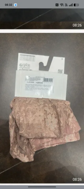 Calze Calzedonia pizzo rosa taglia L