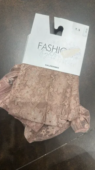 Calze Calzedonia pizzo rosa taglia L