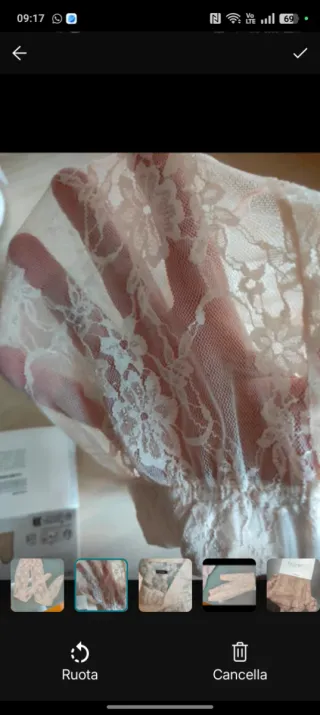 Calze Calzedonia pizzo rosa taglia L