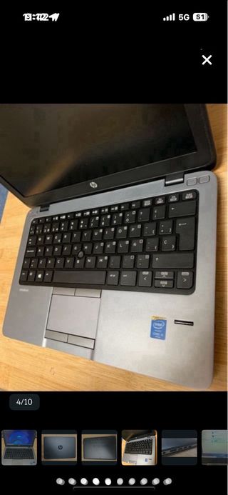 Portatil Hp EliteBook i5/SSD DE 12,5” OFERTA!!!!