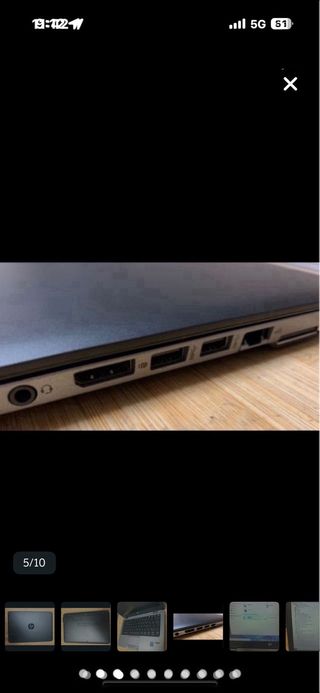 Portatil Hp EliteBook i5/SSD DE 12,5” OFERTA!!!!