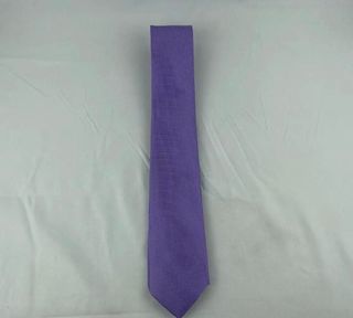 Corbata morado cielo + gemelos a juego con caja