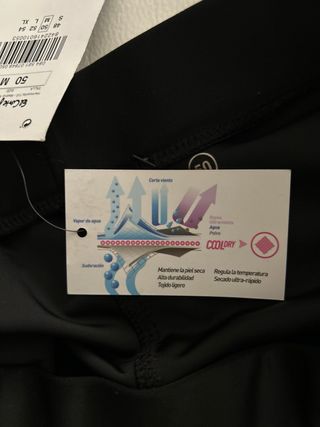 Culotte Ciclismo Negro Talla M El corte ingles