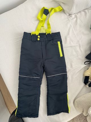 Pantalón de esquí infantil con tirantes